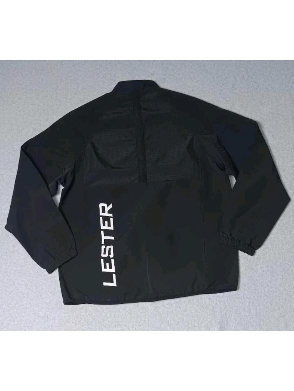 X-grain Sportswear Windbreaker Partial Zip Up Jacket Mens Size Small Black... - Picture 8 of 13